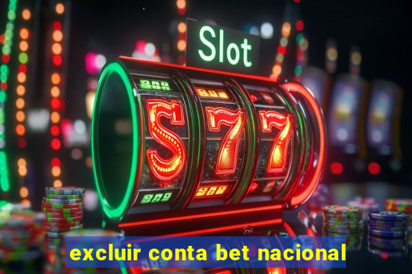 excluir conta bet nacional